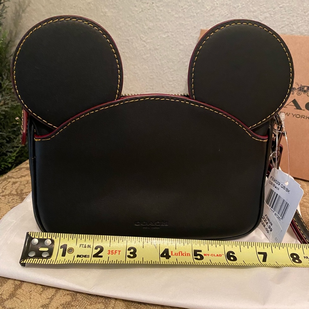 Coach X Disney Mickey Mouse Ears Wristlet - Picture 3 of 10